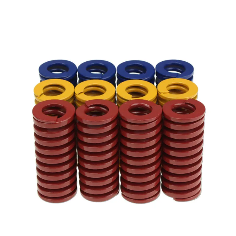 1/2Pcs Spiral Stamping Compression Mould Die Spring yellow blue red green brown  OD18mm ID9mm Length 20mm-150mm