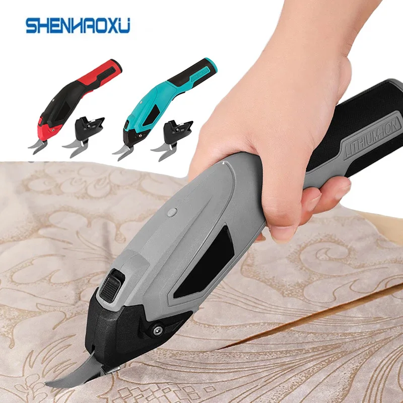 Electric Scissors  electric cutting Tool Sewing Wireless Fabric Sewing Handheld Scissors for Fabric Paper Cardboard USB Charge