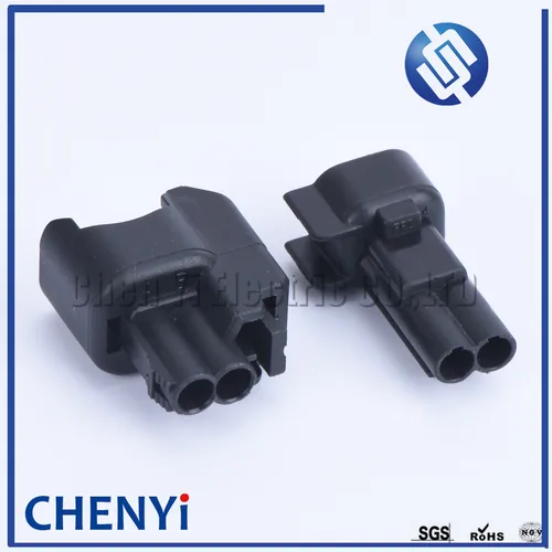 Imagen 2 del producto Juego de 2 pines EV6 a EV1 para coche, conector de boquilla de inyector de combustible macho o hembra impermeable, enchufe de metanol para Ford Chevrolet