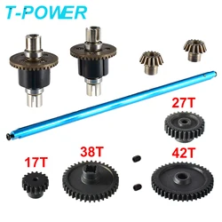 Gear Differential set Wltoys 1/18 A949-B 959-B 969-B Front/Rear Differential +Central Driving Shaft +Reduction Gear