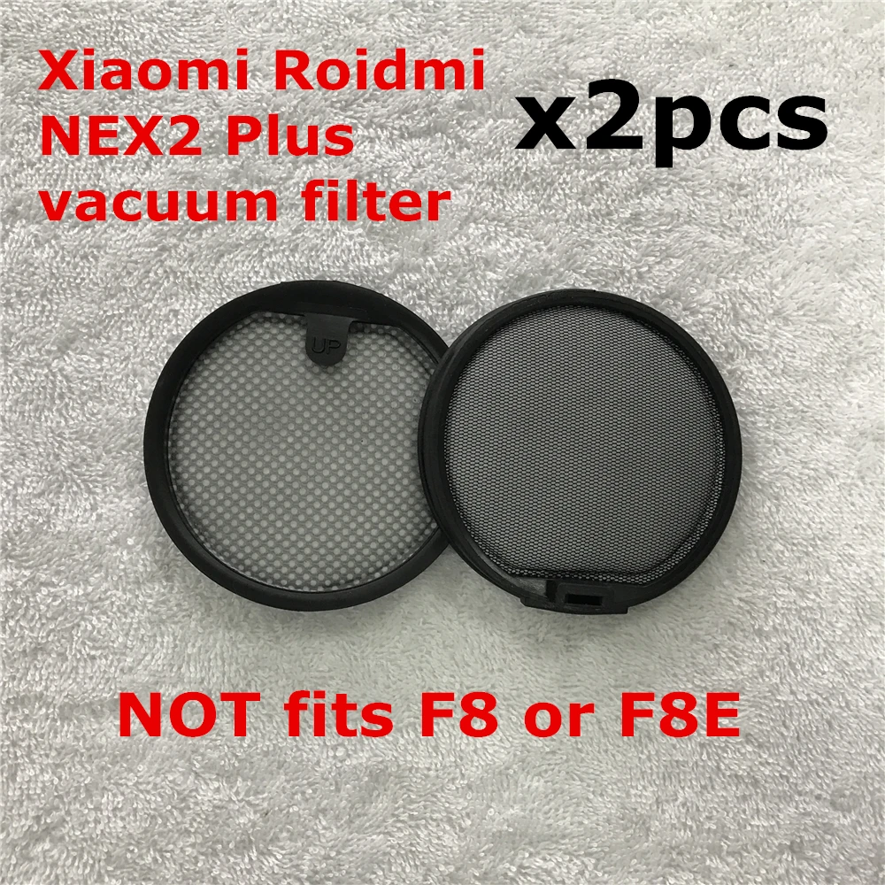 2PCS Filter compatible with Xiaomi Roidmi NEX 2 Plus Handheld Cordless Vacuum Cleaner 2 in 1 Cleaning NEX X20 Filters Parts