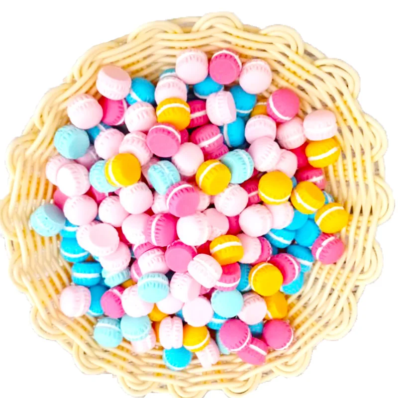 Concha móvel de mini doce sobremesa simulação biscoito 5 peças, diy material decoração adereços comida