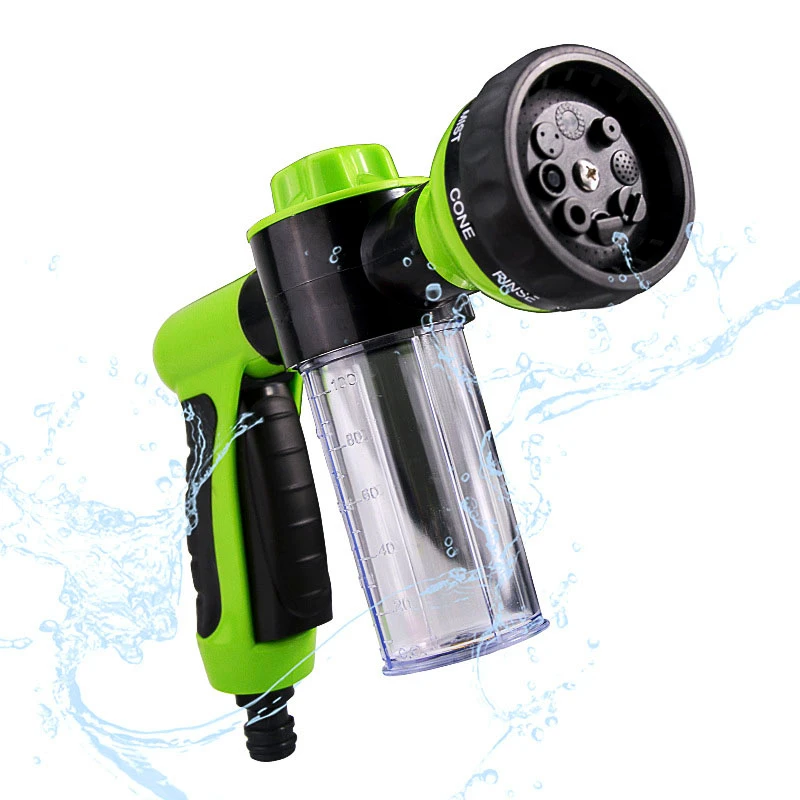 8 In 1 Garden Multi Gun Auto Foam Water Gun Car Washer Water Gun High Pressure Cleaning Car Washing Snow Foam Gun