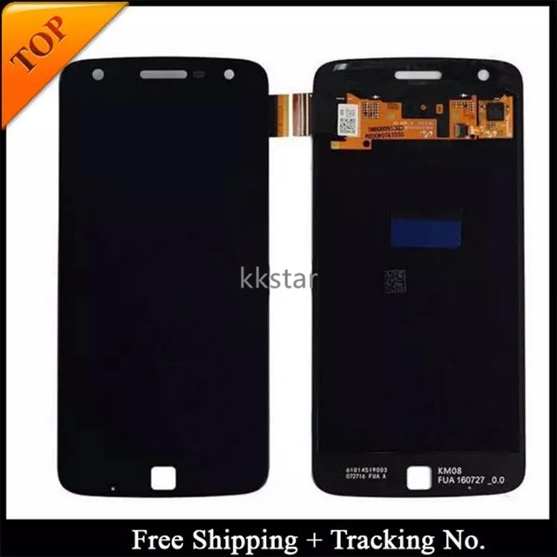 Imagem -03 - Kit de Reposição de Tela Lcd Amoled para Motorola Tela 100 5.5 Polegadas para Moto z Play Xt1635 com Sensor de Toque Mais Cola