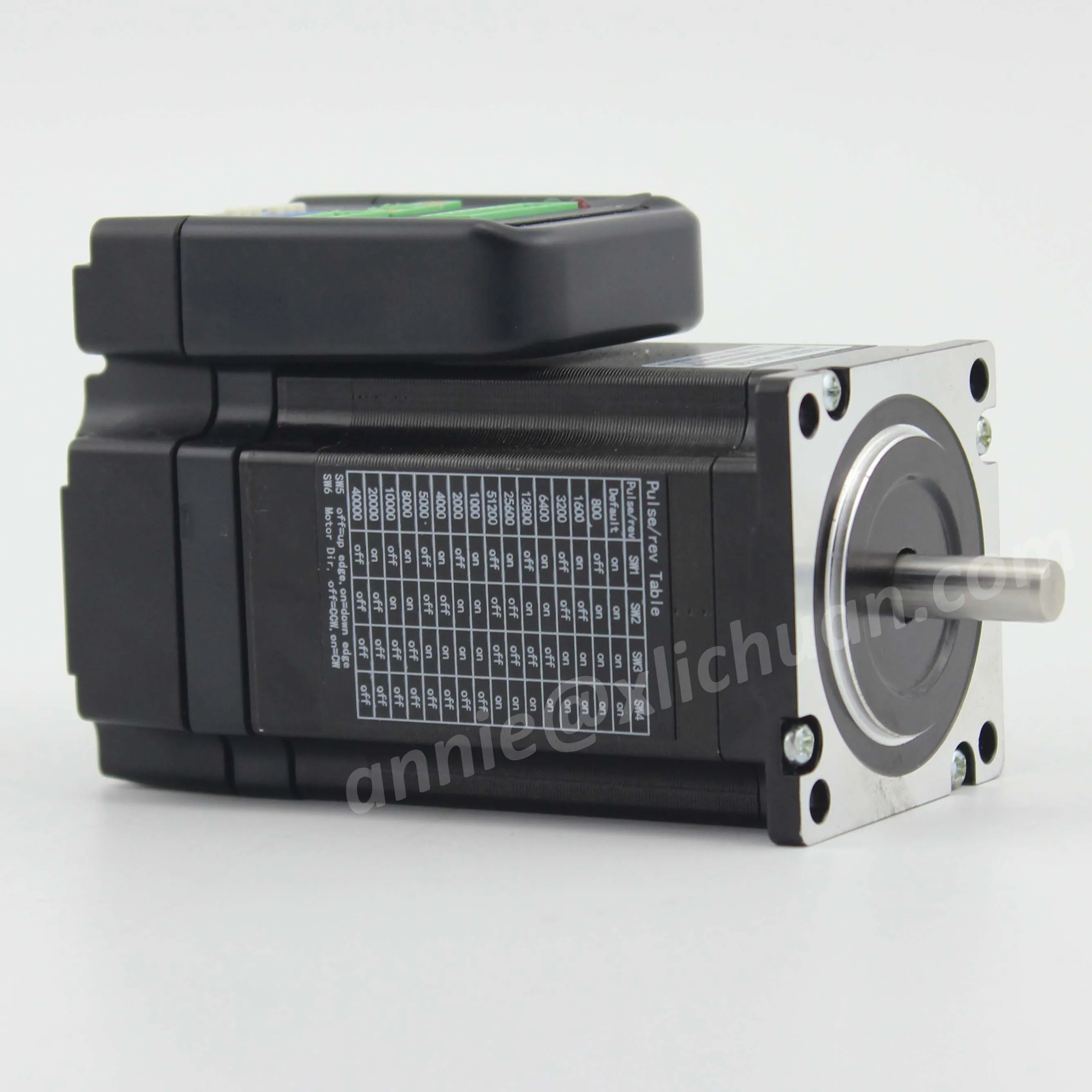 Imagem -02 - Servomotor Híbrido Nema23 3nm Integrado Lichuan 3nm Nema23 Motor de Passo Loop Fechado 4a Dc36v Embutido