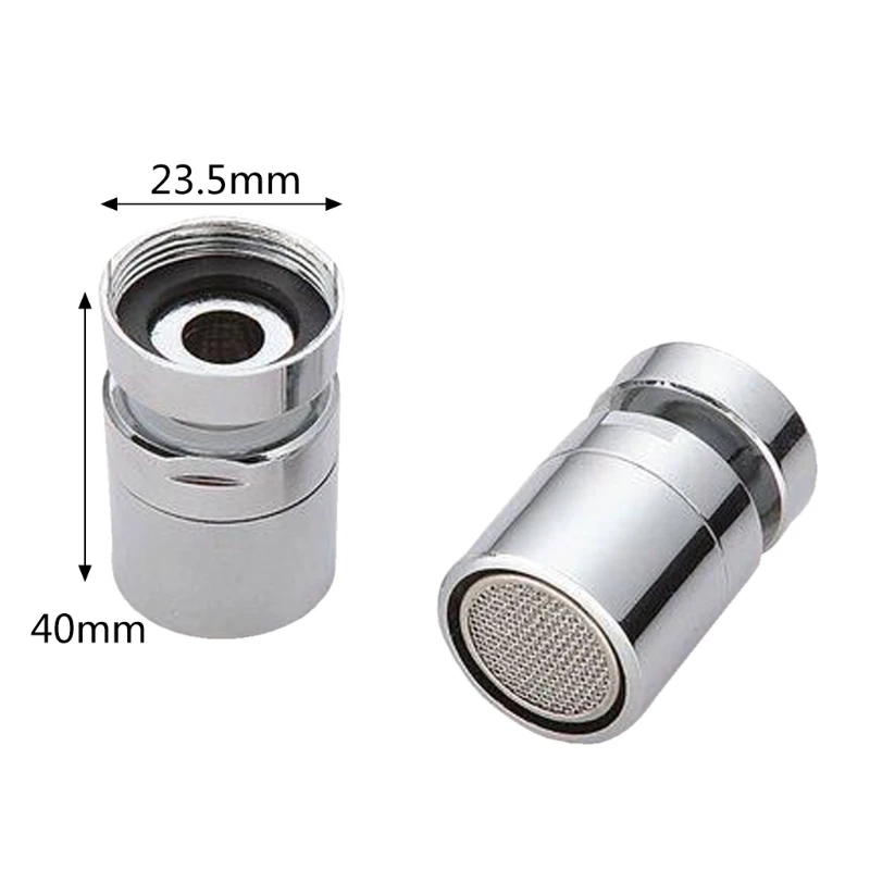 

Brass Water Saving Tap Faucet Aerator Sprayer Attachment with 360-Degree Swivel 4XFD