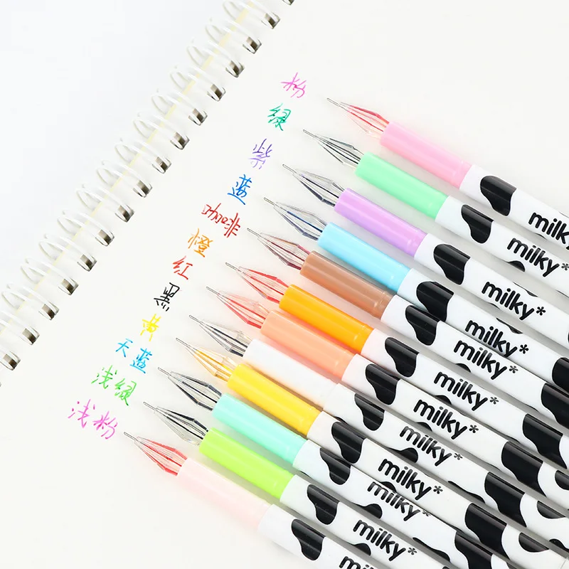 1pcs Random Beautiful Diamond 12 Colors Gel Pens Office Stationery School Supplies Multicolor Korea Writing Pen For Kids Gift