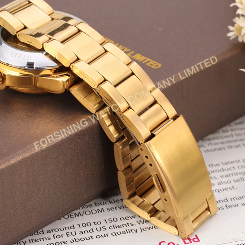 Brand Winner Watch Women Heart-shaped Watches Skeleton Luxury Gold Full Steel Automatic Mechanical Wristwatches Reloj Mujer 2020