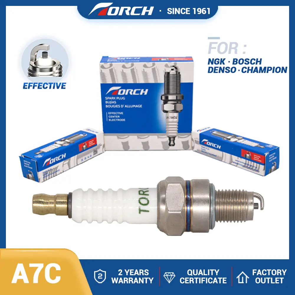 Motorcycle Ignition Spark Plug Torch A7C for C7HSA Z8 U22FS-U for 50cc 125cc ATV Pit Dirt Go Kart Quad Car Bike Honda Yamaha
