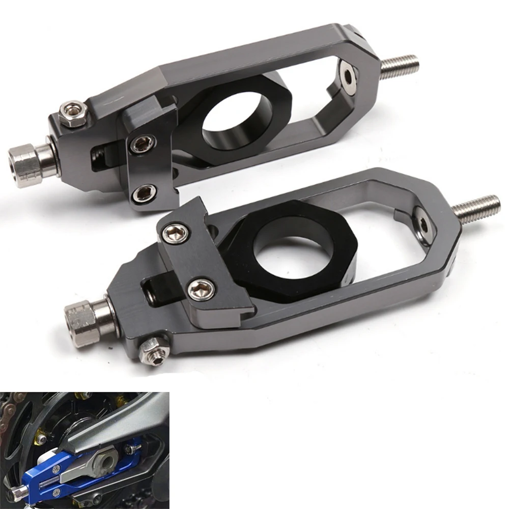 

for Yamaha TMAX 530 TMAX 500 2013 2014 2015 2016 Motorcycle CNC aluminum alloy tensioner rear axle spindle chain adjuster