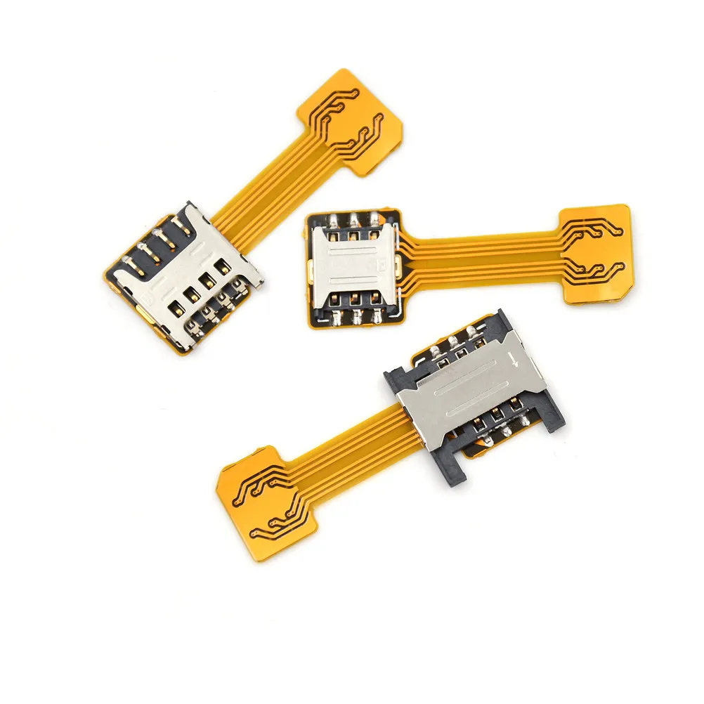 SIM Extender czytnik kart Micro SD hybrydowy podwójna podwójna karty Sim Nano Sim rozszerzenie Adapter do Xiaomi Redmi Huawei 1 sztuk