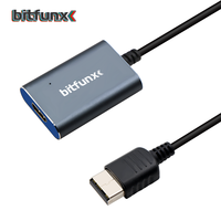 Bitfunx Video and Audio VGA to Digital HDMI-compatible Adapter for SEGA Dreamcast Game Console NTSC And PAL