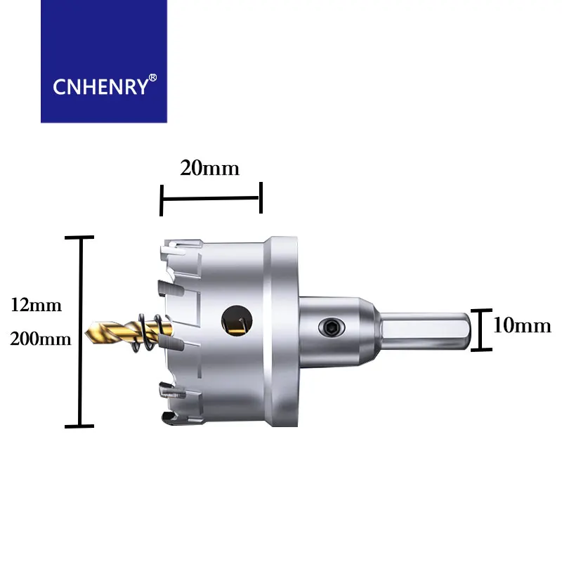 12-200mm TCT Hole Saw Tungsten Carbide Tipped Core Drill Bit Cobalt Cutter Tools For Stainless Steel Plate Iron