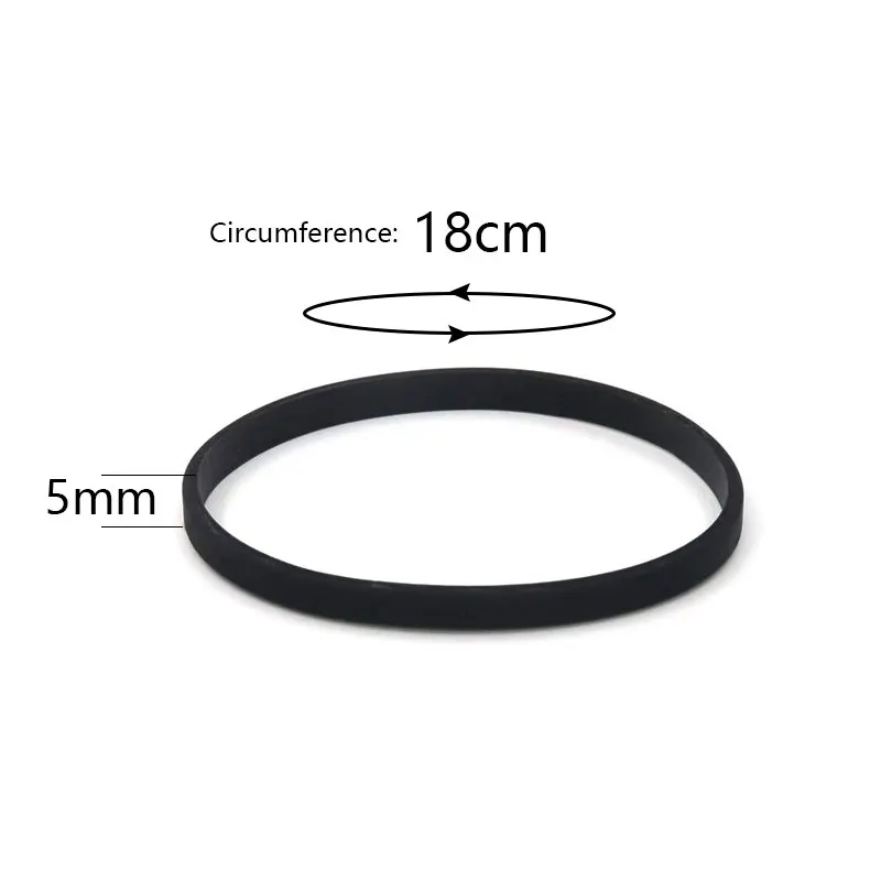 5 stück Fitness Mischfarbe Gummi Silikon Armband männer frauen kinder Armband Für Männer Glow in die dark Geschenk Schmuck