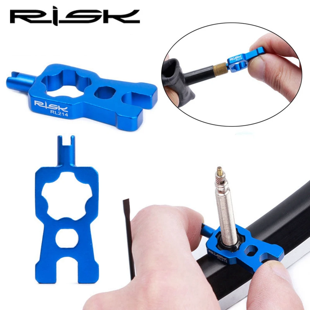 1PC Bicycle Portable 4 IN 1 Repair Valve Tools Valves Core Wrench MTB Road Bike Disassembly Installation Tool Removal Parts