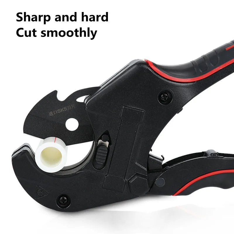 PPR Water Pipe Scissors PVC Pipe Cutter Blade Labor-saving Ratchet Pipe Cutter Line Pipe Cutter Cutting Replaceable Blade