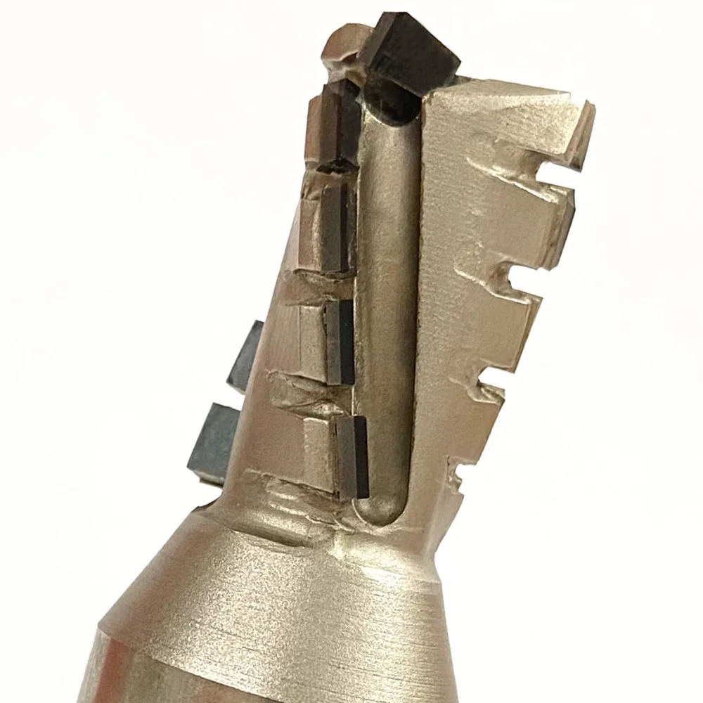 25 x 20 x 30H - (3+3)Z Diamond Three Flute Spiral Milling Cutter CNC Milling Cutter Woodworking Router Bits for MDF,Plywood