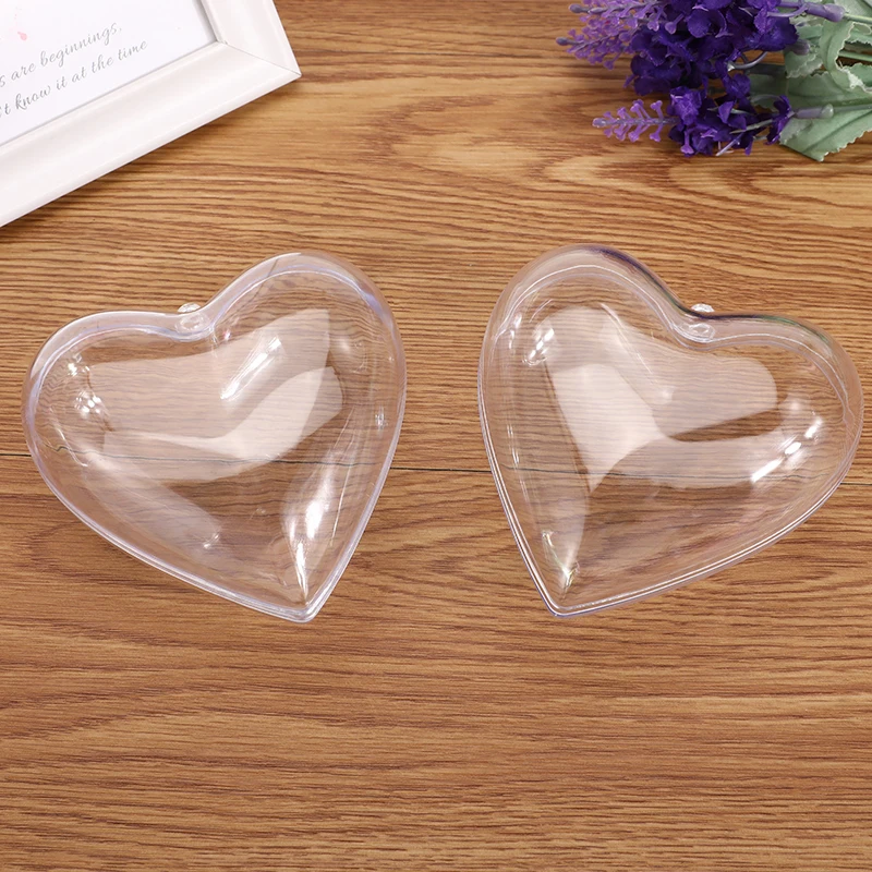 5Pcs/Set Clear Plastic Bath Bomb Mold Mould Round Heart Egg Shape Ball Sphere Bath Bomb Accessories Fillable Ball DIY Bath Tool