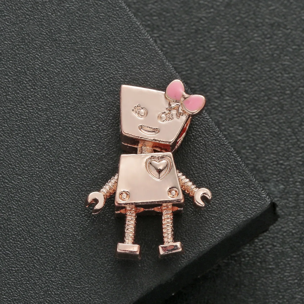 Robot Series 3 Colors Charms Fit Pandora Bead Bracelet & Bangle Diy Pendant Jewelry For Gift