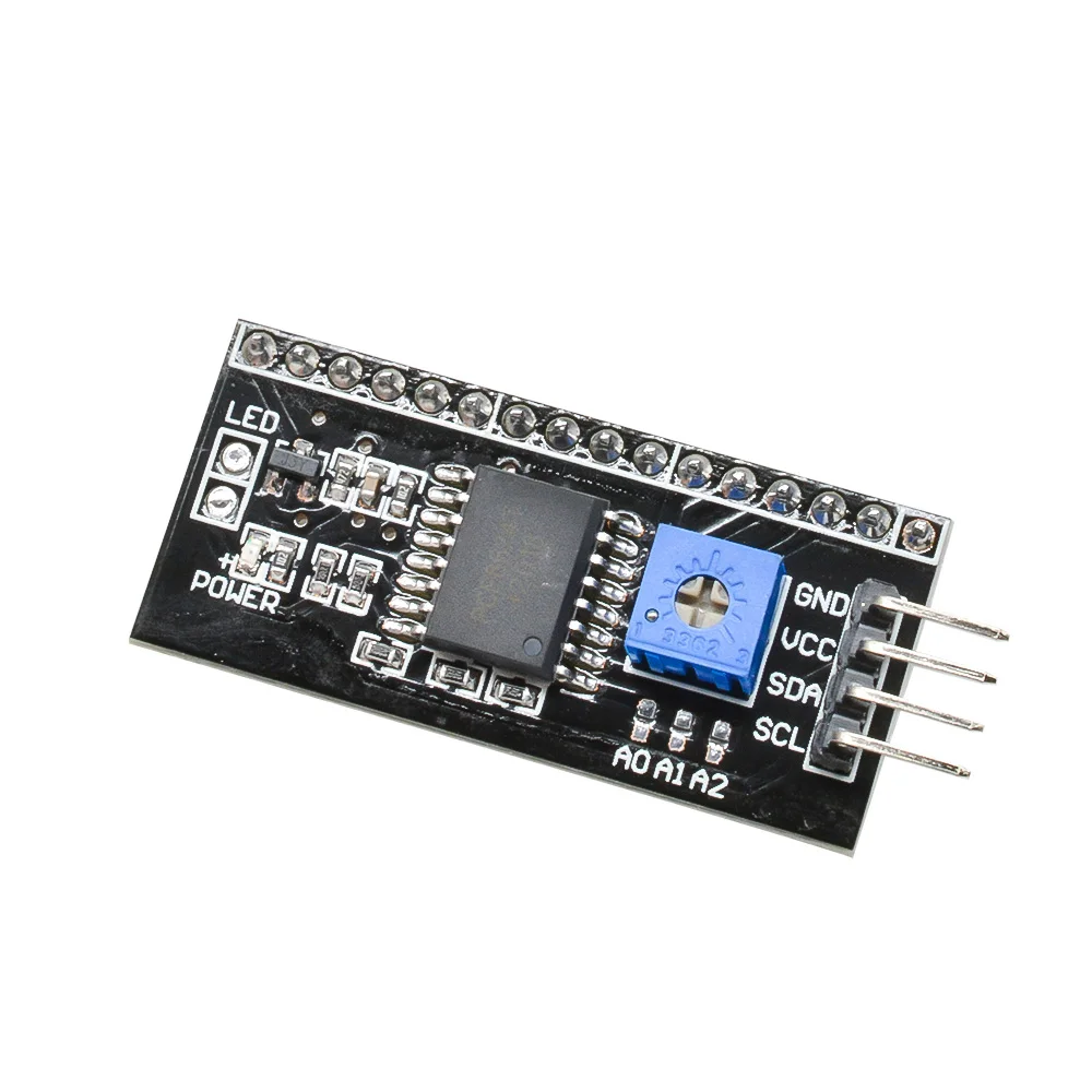 Display LCD Modulo con Giallo/Blu Blacklight 1602 5V LCD1602 PCF8574T PCF8574 IIC/I2C/Interfaccia 16x2 Carattere Per Arduino