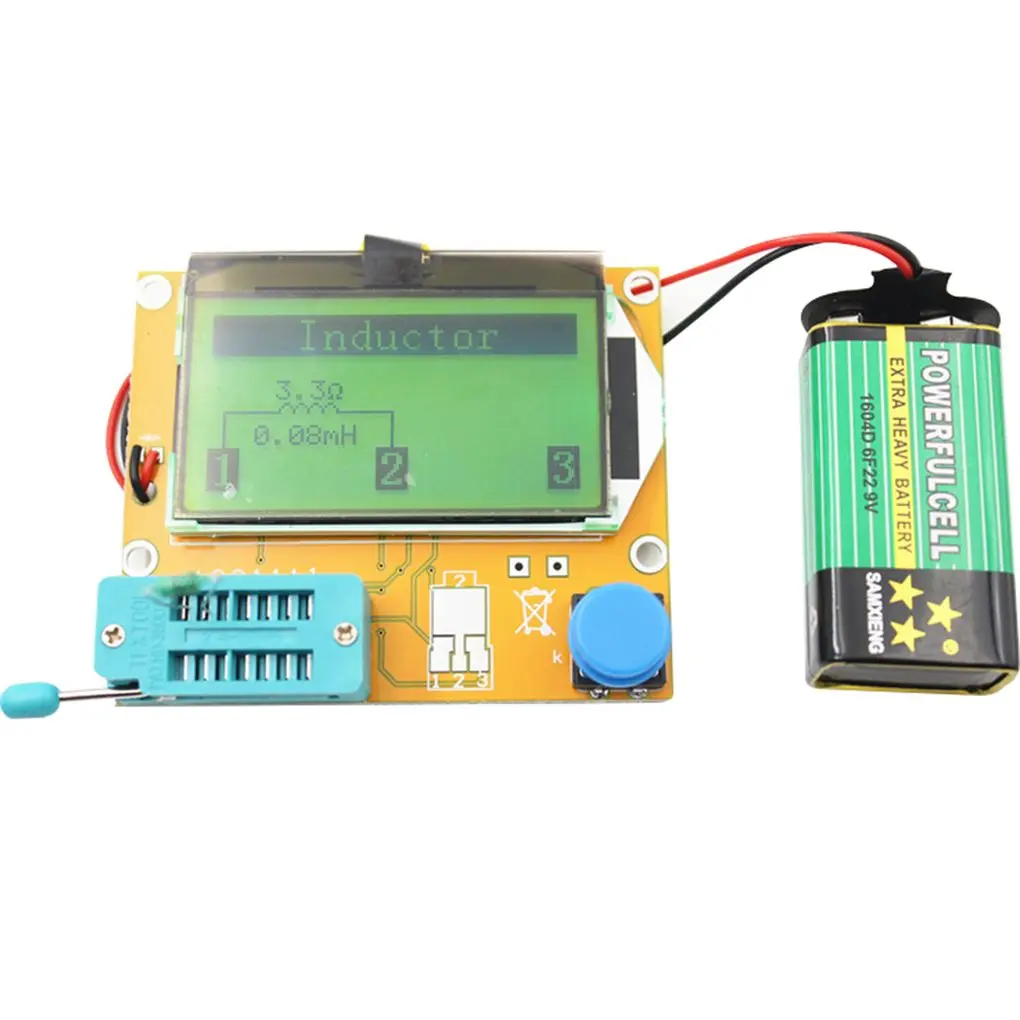 Imagem -04 - Esr Transistor Tester Detector Instrumento de Teste Profissional Capacitor Scr Mos Tube Triode Substituindo Acessórios