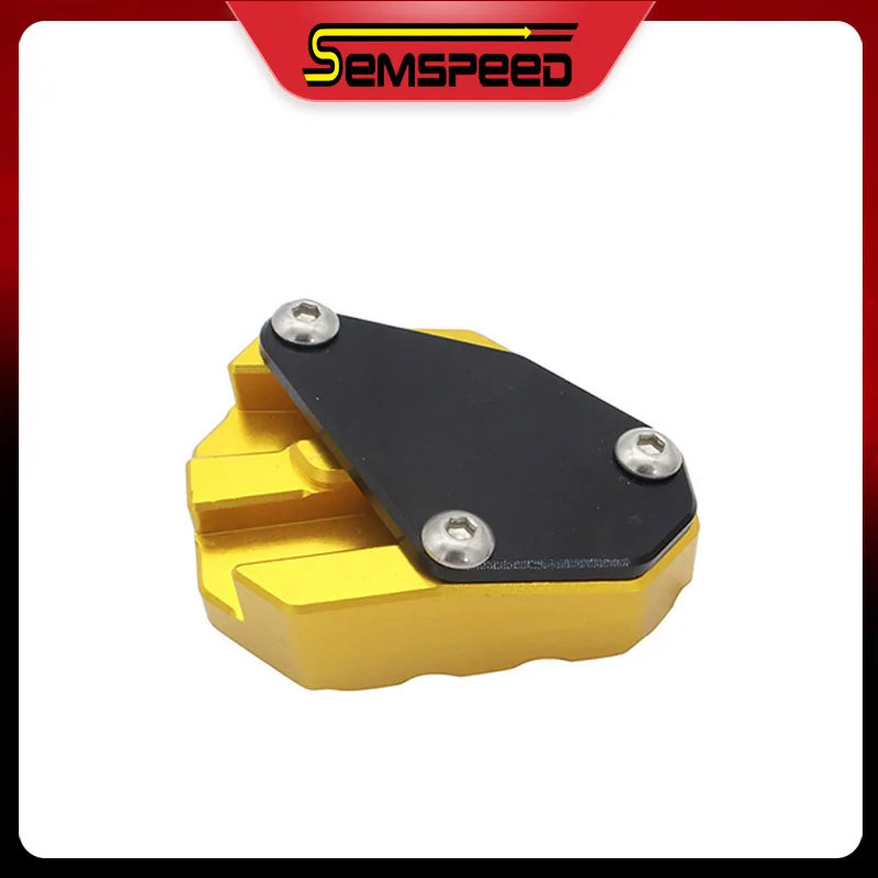 SEMSPEED Moto Arrière Levier De Frein Repose-Pieds Pad Extension Agrandisseur Pédales Pour Yamaha MT-07 MT-09 MT-10 FZ-07 09 10 2014-2020