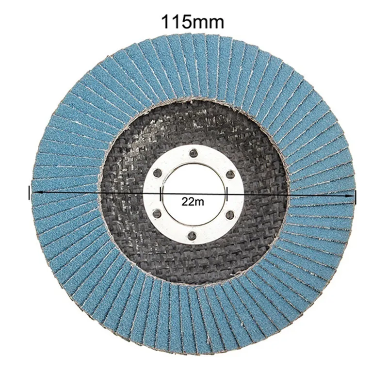 10pcs Grinding Wheels Flap Discs Sanding Discs 115mm 4.5 Inch 40/60/80/120 Grit Angle Grinder Abrasive Tool Wood Tools