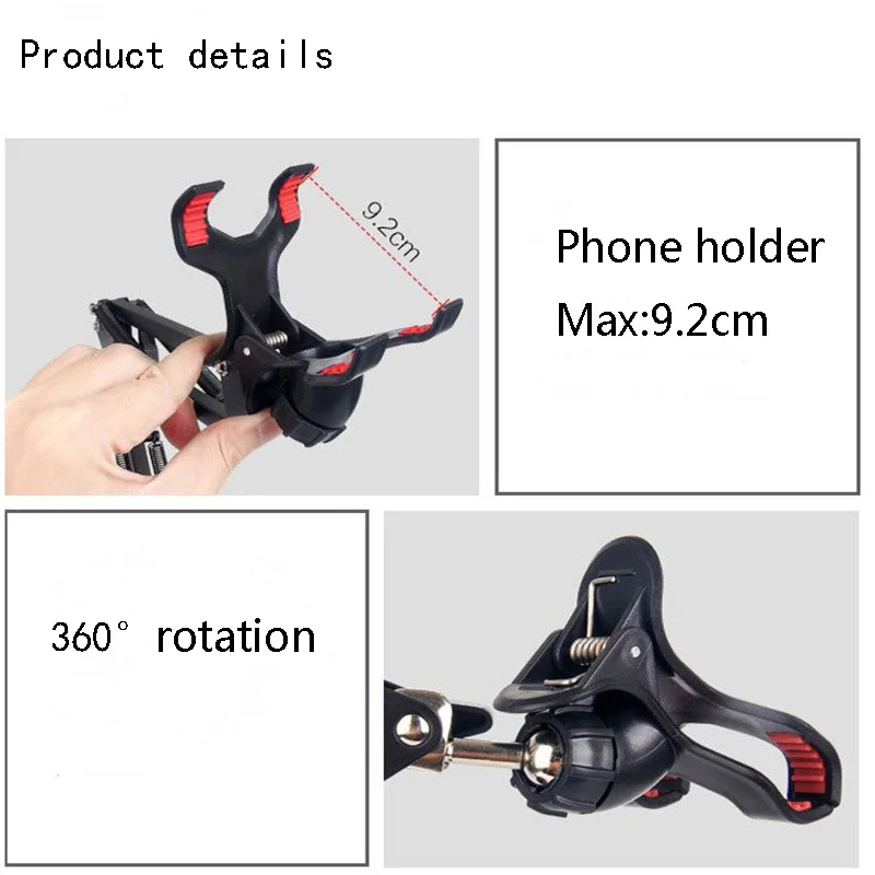 Soportes plegables de escritorio con soportes de montaje para teléfonos móviles, soporte voladizo, trípode para grabación de Video, Blogger en vivo, Vlog