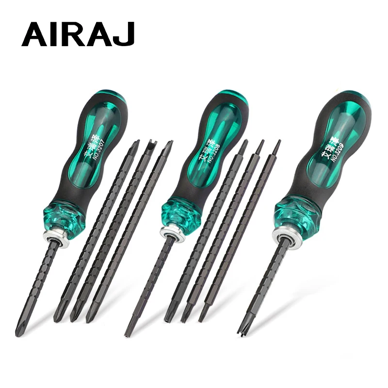 

Отвертка AIRAJ, отвертка двойного назначения одно слово/Крест, отвертка для домашнего ремонта, ручные инструменты для ремонта