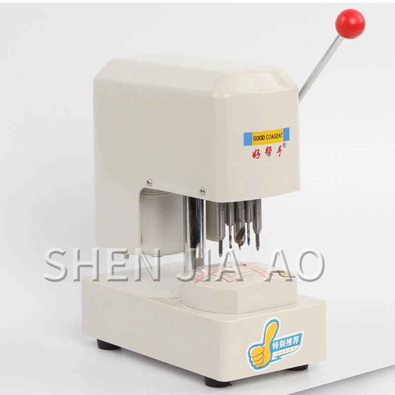 

CP-10C Lens Template Punching Instrument 220V 50Hz Three-Hole Mechanism Forming Machine 6000rpm Three-Hole Glasses Equipment