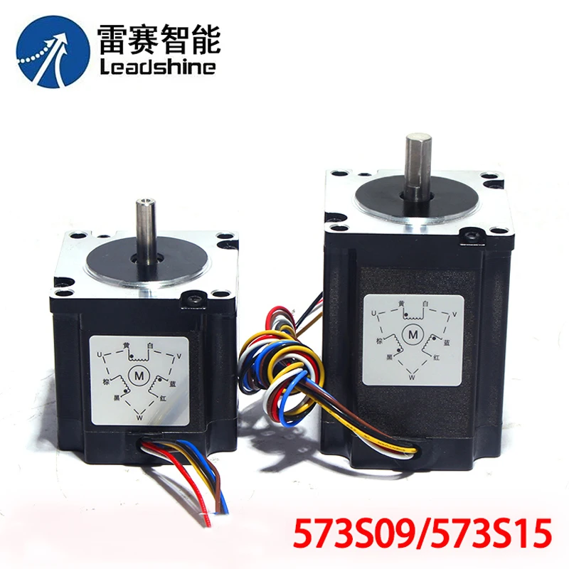 

Leadshine Nema23 3Phase Stepper Motor 573S09-L and 573S15-L Shaft Dia.8mm for Co2 Laser Cutting Engraving Machine