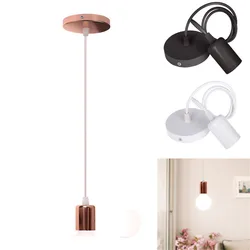 Minimalist Nordic Wall Lamp E27 Socket Ceiling Hanging Light for Corridor Hotel Living Room Bedroom Bar Pendant Light Holder