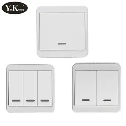 433 315 Mhz wall switch 86 remote control Transmitter Panel Wireless Corridor Room Home Wall Panel Switch