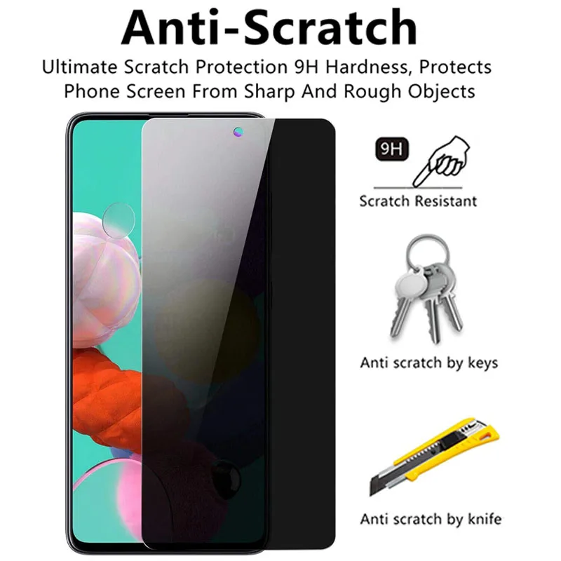 3pcs Anti Spy Tempered Glass For samsung Galaxy A70 SM-A705F Privacy Screen Protector A705FN A705GM A705MN A7050 Protection film