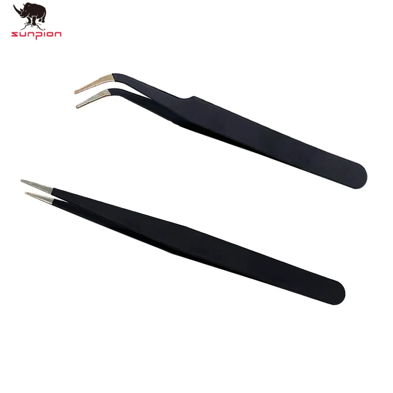 

3D printer parts Curved/Straight Port 3D Printer Tools Stainless Steel Tweezer Nozzle filament cleaning tweezers