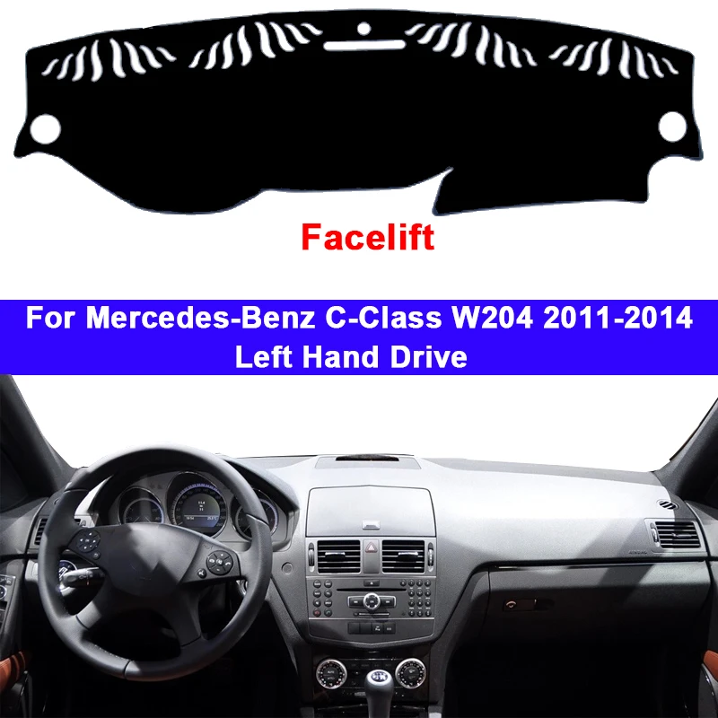 Panneau Commande Couverture Voiture Fibre Carbone Classe C W204 2007-2010