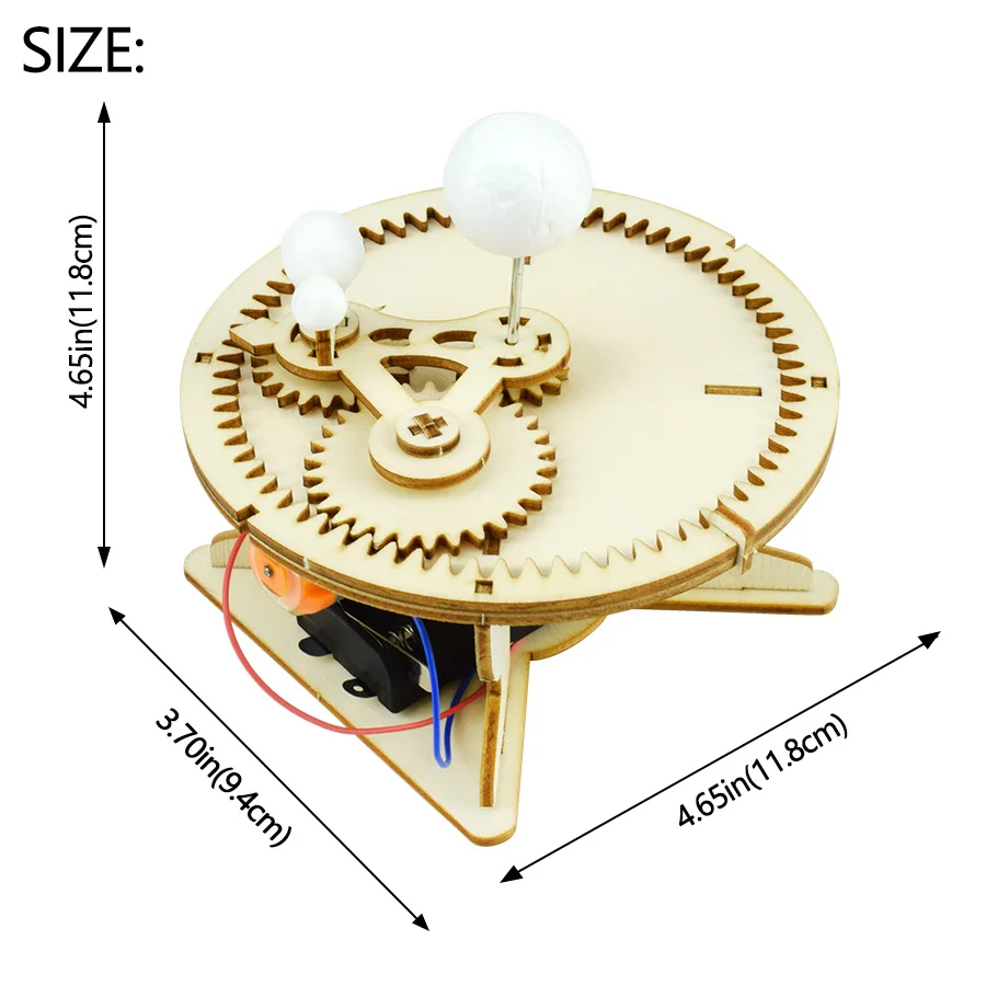 Universe Planeet Motion Diy Kits Speelgoed Voor Kinderen Elektrische Assemblage Model Kit Simulatie Instrument Experiment Onderwijs Geschenken