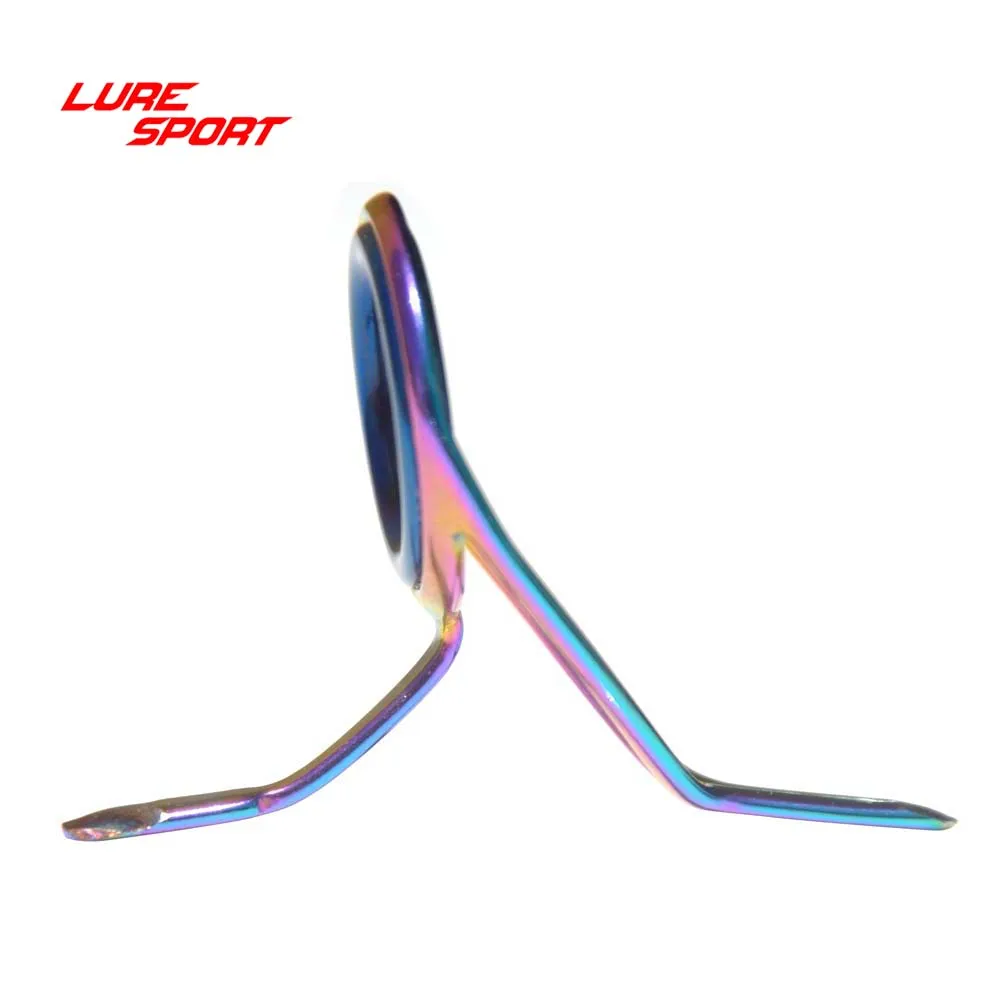 LureSport KT KW LG Rainbow Frame Blue Ring guide Set 8/9/10pcs guide Casting Rod Building component Repair pole DIY Acce