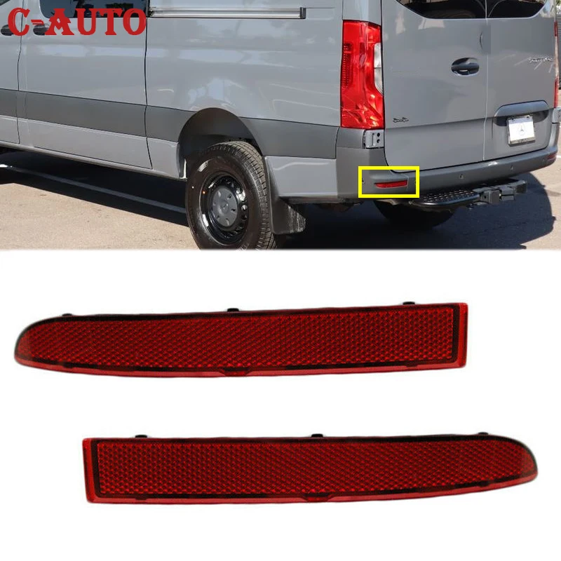 Car Rear Bumper Taillight Reflector Brake Light Signal Light For Benz Sprinter W910 2500 3500 2019-2021 9108204800 9108204900