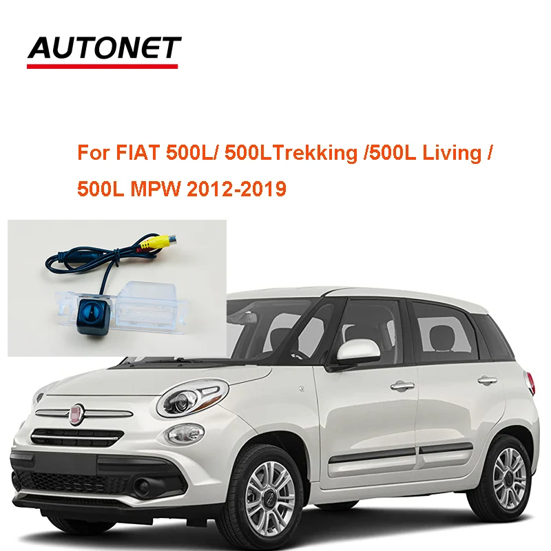 

Autonet CVBS Rearview camera For FIAT 500L 500LTrekking 500L Living 500L MPW 2012-2019 AHD720P reverse camera/license plate cama