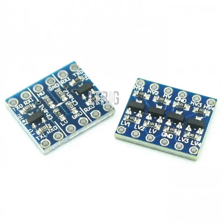 LTRIG Custom 1PCS 5V-3V IIC UART SPI 2 4-канальный модуль преобразователя уровня для Arduino via