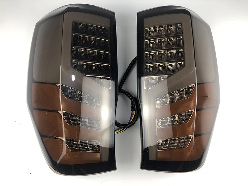 

For Ford Ranger Raptor LED Rear Tail Light Assembly T6/T7/PX/MK1/MK2/Wildtrak T8 2012 2018 2020 Pair Smoke Black Tail Lamp