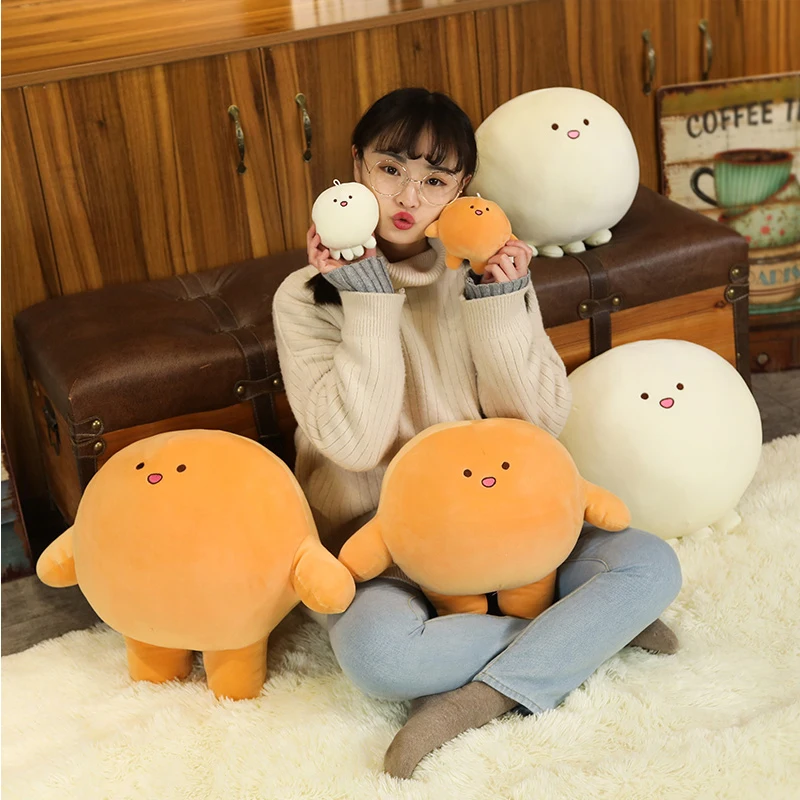 

Kawaii Anime Fat Octopus Plush Toys Round Stuffed Soft Animal Cartoon Octopus Office Home Nap Pillow Cute Kids Birthday Gift