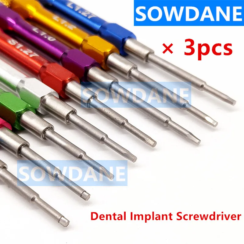 

3pcs Dental Implant Screw Driver for Implants System Micro Screwdriver Tools Dentist Dentistry Lab Laboratory Instrument