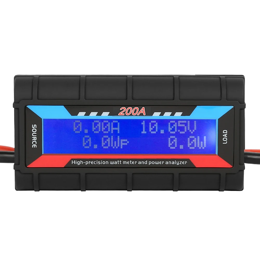 200A High Precision RC Watt Meter Power Analyzer Battery Voltage Amp Meter with LCD Digital Display Fast Delivery