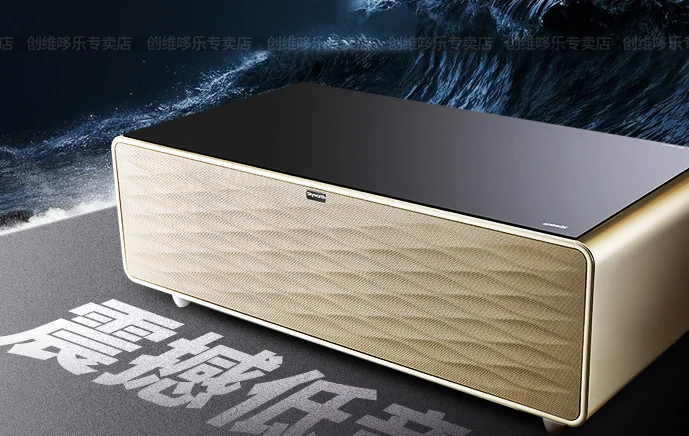 21.5 32 43" inch  Waterproof 10 Touch Points LCD  multi touch Screen Coffee Table with refrigerator built in image 4