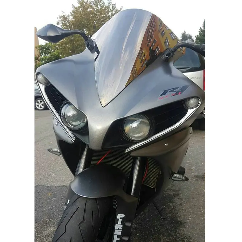 Windscreen For 2009 2010 2011 2012 2013 2014 Yamaha YZF-R1 YZF R1 1000 Wind Screen Deflectors Windshield Smoke Iridium
