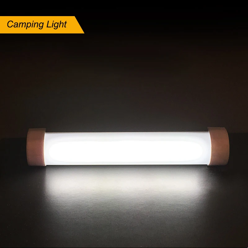 LED Emergency Light 2W 18650 Battery Strong Magnet LED Emegency Light Rechargeable Lamp Outdoor Camping Lantern Fishing Lights