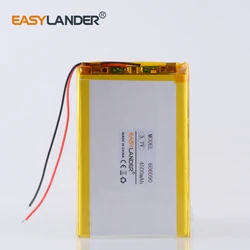 rechargeable Premium 606090 3.7V volt 4500mAh lipo polymer lithium batteries with protective PCB charging module