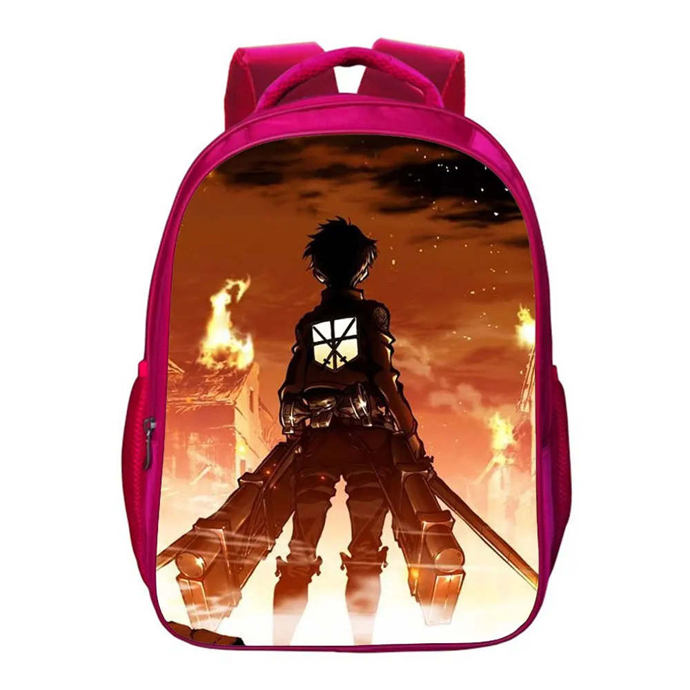 Japanese Anime Attack on Titan Backpack for Teenage Girls Boys Book Bag Man woman Travel Bag Children School Backpacks Mochila